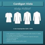Schnittmuster Cardigan Viola Übersicht
